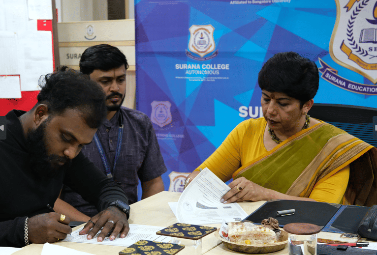 Surana College Bangalore Mou Sign Images photo 11